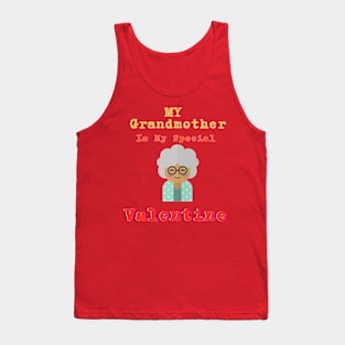 Grandma's Love T-shirt: Embrace Grandma's Warmth and Affection on Valentine's Day Tank Top